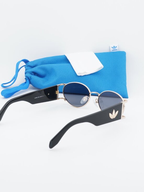 Adidas OR0096 32A Oval Sunglasses - Gold / Smoke